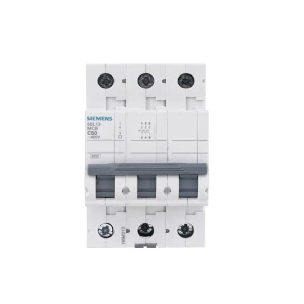 Disjuntor Tripolar 6a Curva C 5sl1306-7mb Siemens